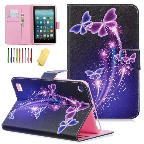 Kindle Fire 7 Kids Case, Allytech Slim PU Leather Folio Stand Case ...