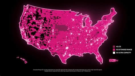 T-Mobile 5G Coverage Map 2024 | Technologg