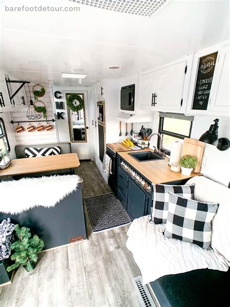 Rv Renovation Before And After, Before After Gorgeous Diy Camper ...