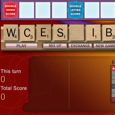 Scrabble Sprint - Play Scrabble Sprint at UGameZone.com