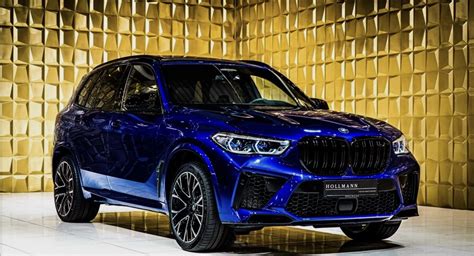 BLUE BMW X5 M Competition FOR SALE - Slaylebrity