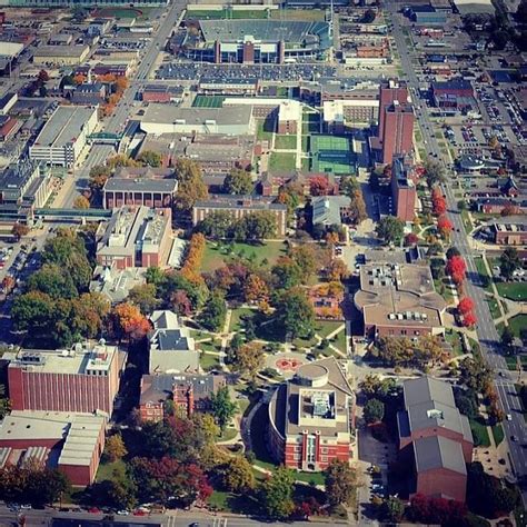 Arial view of Marshall University Campus | University campus, City ...