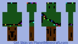 Christmas tree 🎄(made by my sister) Minecraft Skin