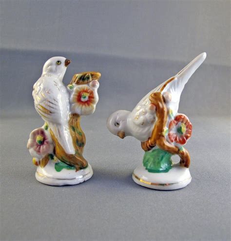 Vintage Bird Figurines Occupied Japan