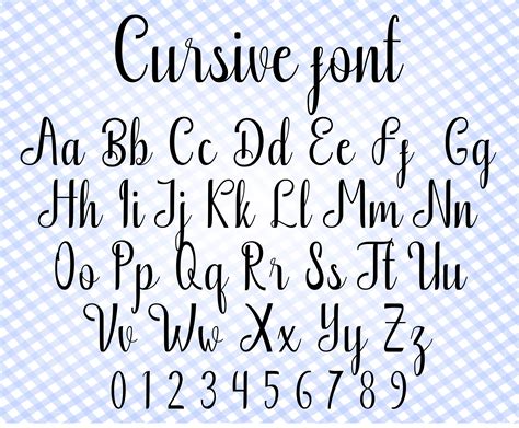 Script SVG Font