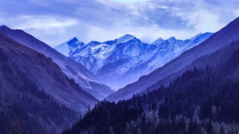 2560x1440 Mountain Range Blue 5k 1440P Resolution ,HD 4k Wallpapers ...