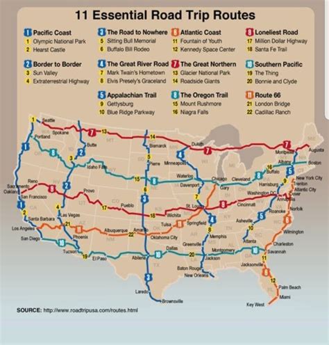 a guide to road trips in USA : r/coolguides