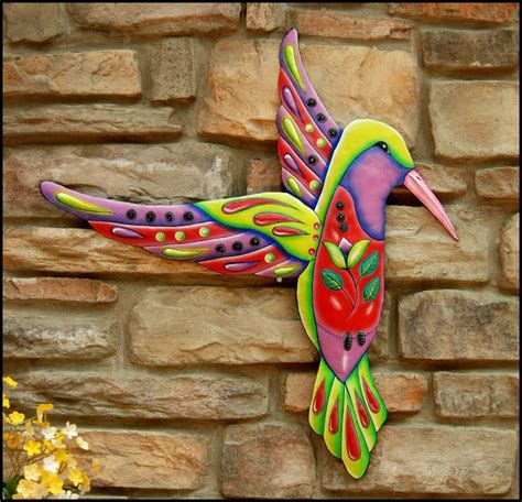 HUMMINGBIRD WALL HANGING Outdoor Wall Art Metal Wall Decor | Etsy