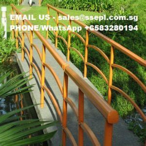 Curved aluminum railing - Singapore Specialized Engineering Pte ltd