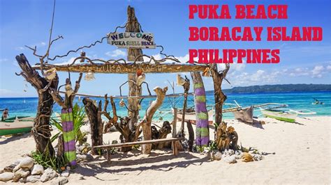 Puka Beach Boracay Island Philippines - YouTube