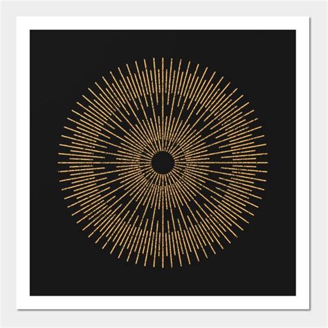 Golden Sun Rays Art Print