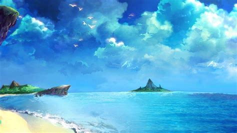 Anime Beach Scenery Wallpapers - Top Free Anime Beach Scenery ...