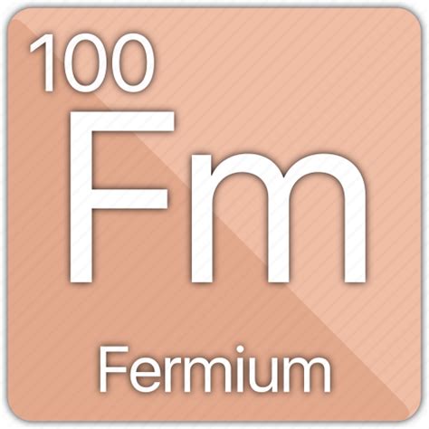 Atom, atomic, element, fermi, fermium, periodic, periodic table icon