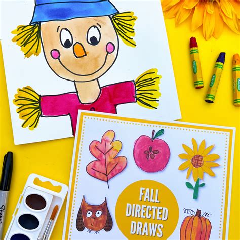 Fall Directed Draws for Kids - Friends Art Lab