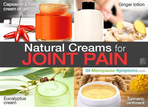 Natural Creams for Joint Pain | Menopause Now