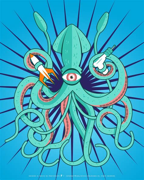 The squid surfaces... | Giant squid, Octopus art, Squid tattoo