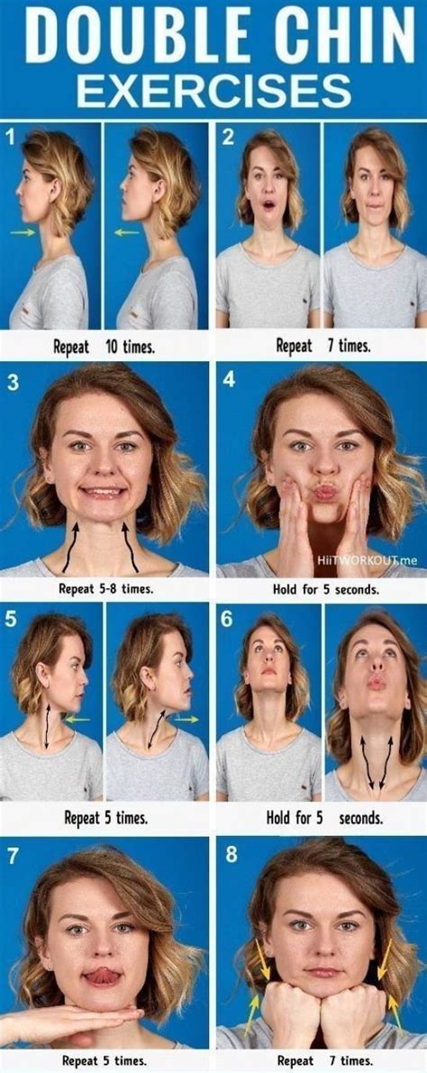 double chin exercises double chin exercises before and after double ...