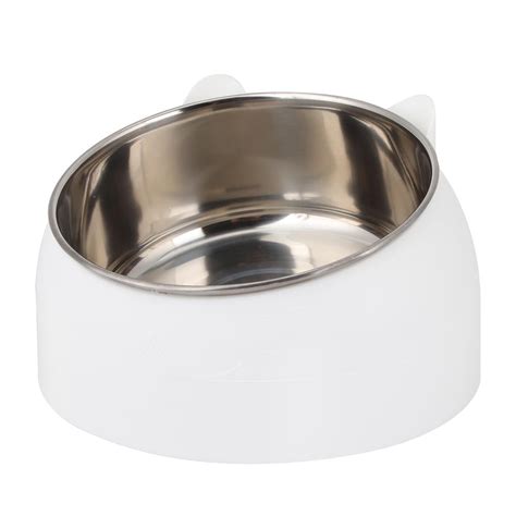 LYUMO Pet Feeding Bowl, Pet Tilted Feeding Bowl, 15 Degree Pet Tilted ...