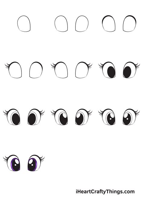 How To Draw Cartoon Eyes