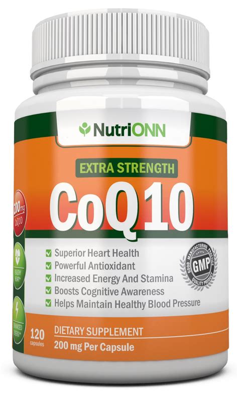 CoQ10 Extra Strength Supplement - NutriONN Supplements