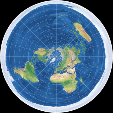 License Info: Azimuthal Equidistant Projection (polar aspect)