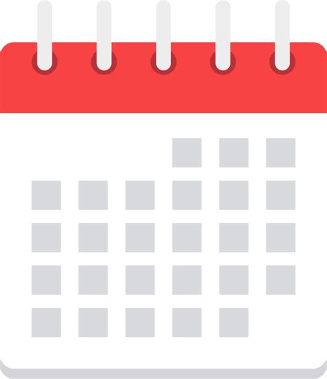 Calendar icon clipart design illustration 9385433 PNG