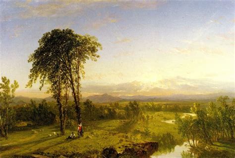 John Frederick Kensett - New England Scenery (oil on canvas, 1852 ...