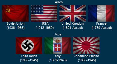 Flags of Axis and Allies image - ModDB