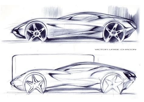 Car Design Sketch at PaintingValley.com | Explore collection of Car ...