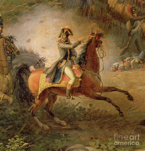 The Battle Of Marengo, Detail Of Napoleon Bonaparte Painting by Louis ...