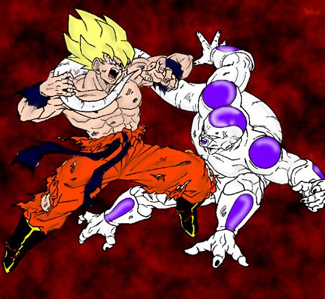 Image - Goku vs frieza by thelucasrbp-d40gw88.png | Dragon Ball Wiki ...