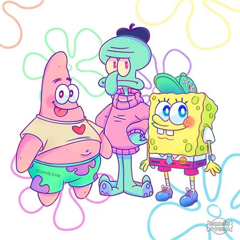 John♡ on Instagram: “Some old Spongebob fanart I made~ The clothes are ...