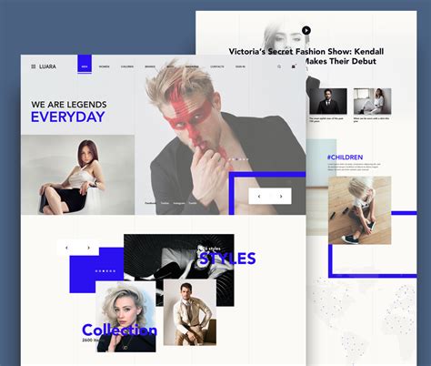 Fashion Store Website Template PSD – Download PSD