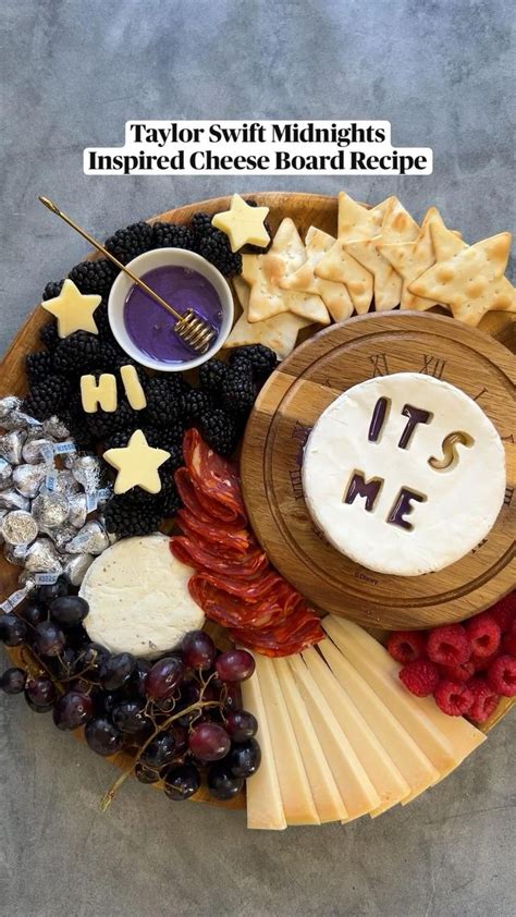 Taylor Swift Midnight Inspired Cheese Board