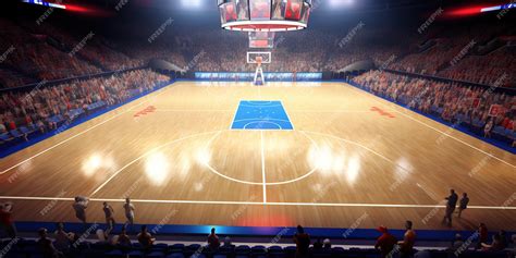 Premium AI Image | Basketball court Sport arena