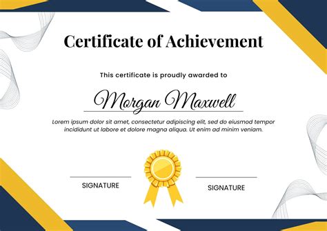 Certificates Template