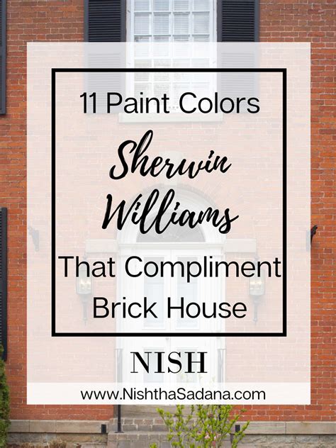 11 Paint Colors That Compliment Red Brick House - NISH