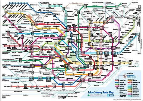 Tokyo Subway Map - tokyo • mappery