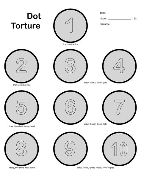 Dot Torture Shooting Drill | Trigger Pressers