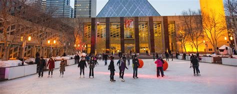 Skating at City Hall | Winter City Edmonton