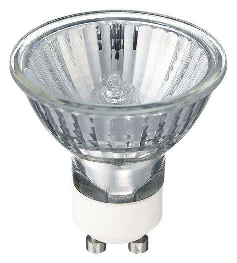 PHILIPS Halogen Bulb, MR16, 2-Pin (GU10), Lumens 205 lm, Standard Bulb ...