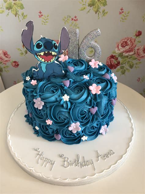 Stitch cake | Idée gateau anniversaire, Idée gateau, Beau gateau