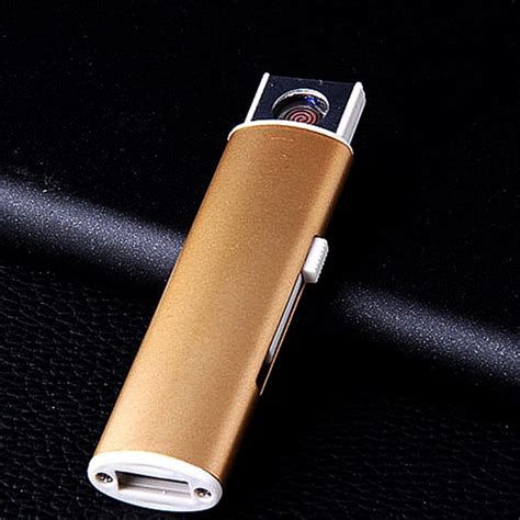 USB Electronic Lighter Rechargeable Flameless Cigar Cigarette USB ...