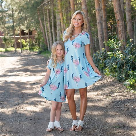 Mother daughter summer dress 2017 mother and daughter matching clothes ...