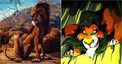 El Rey León de Disney: 10 imágenes de Fan Art de Scar que muestran su ...