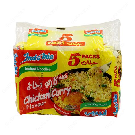 Indomie Instant Noodles Chicken Curry Flavour 5 Pack - Buy Online