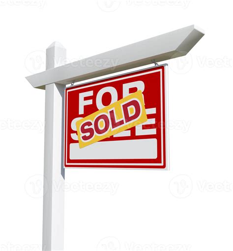 Sold Home For Sale Real Estate Sign - Transparent PNG. 21928191 PNG