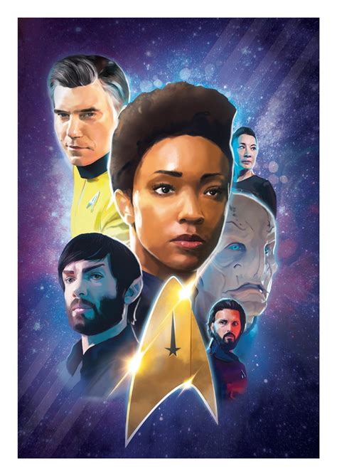 Star Trek Discovery A3 Art Print | Etsy