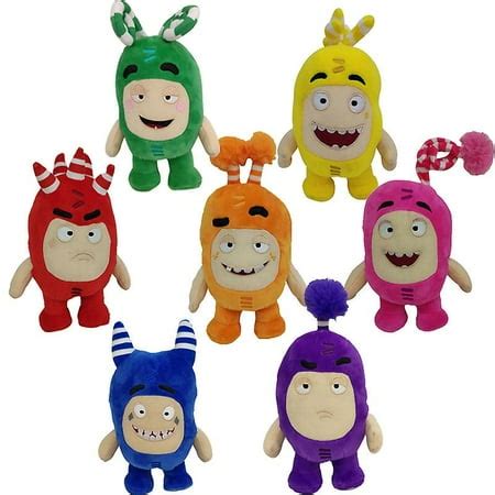 Kawaii Oddbods Fuse Bubbles Newt Pogo Slick Jeff Bubbles Zee Plush ...