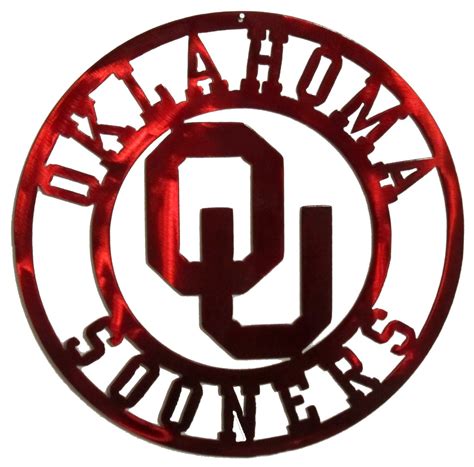 Oklahoma Sooners Sign Metal by metalbyvirgil on Etsy